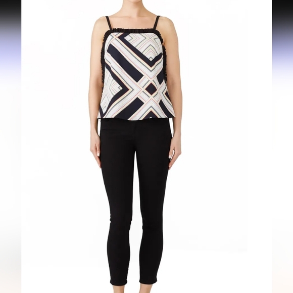 Cooper & Ella Graphic Black and White Camisole - Picture 3 of 13